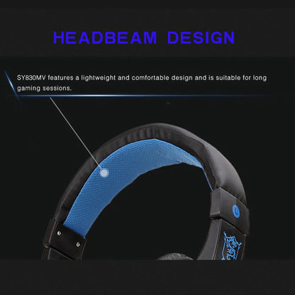 LED Gaming Headset mit Mikrofon