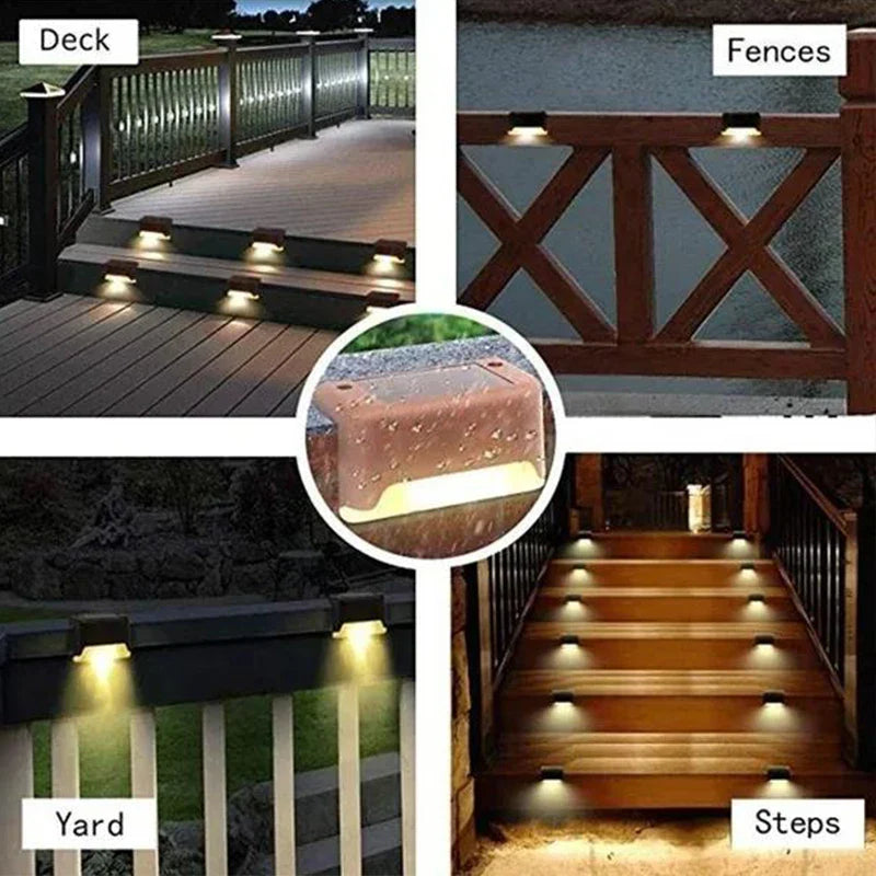 Solar LED Deckleuchten für Garten & Treppen