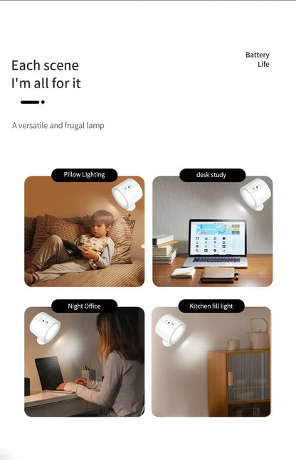 Magnetische LED-Wandleuchte mit Fernbedienung