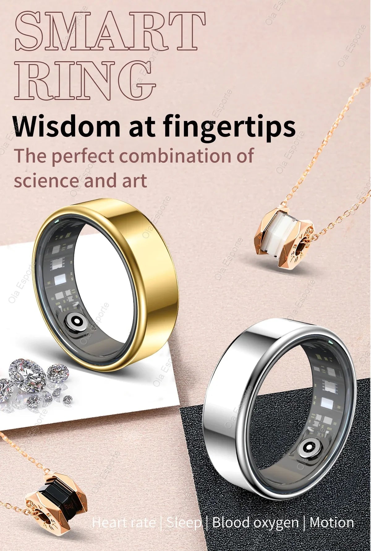 Smart Ring mit Gesundheits- & Aktivitätstracking