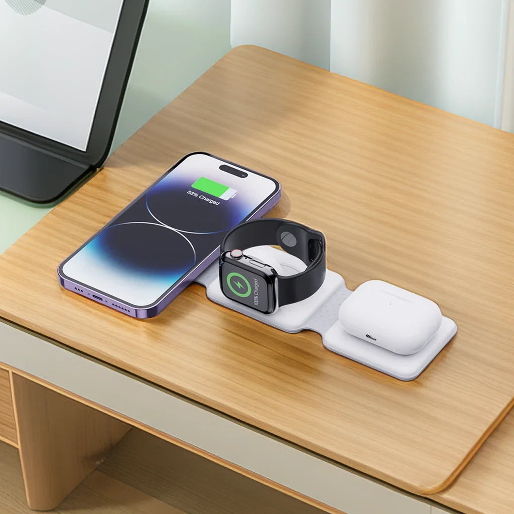 3-in-1 Magnetisches Wireless Ladegerät Schnellladung