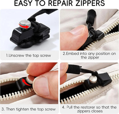 Reißverschluss Reparaturset im 5er Set