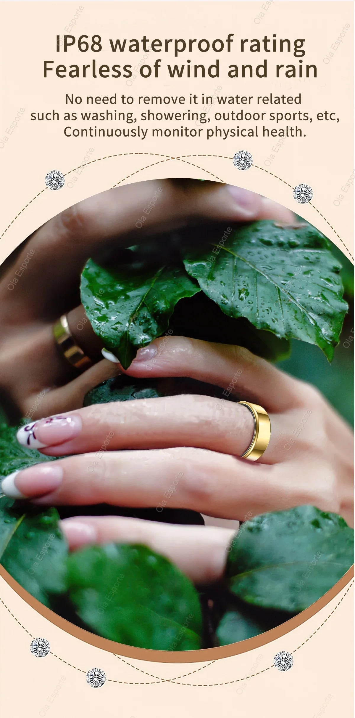 Smart Ring mit Gesundheits- & Aktivitätstracking
