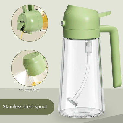 2-in-1 Öl Sprühflasche aus Glas
