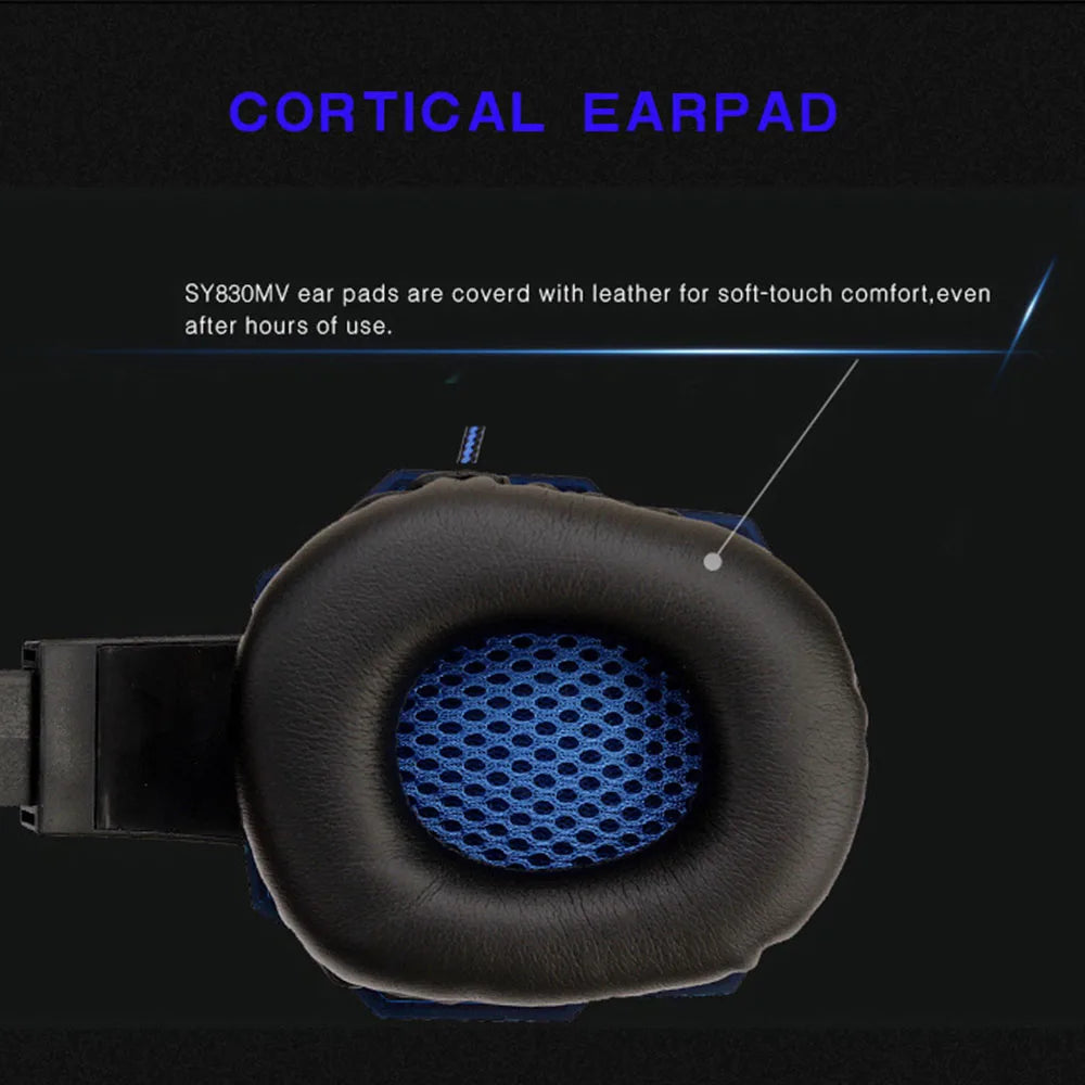 LED Gaming Headset mit Mikrofon