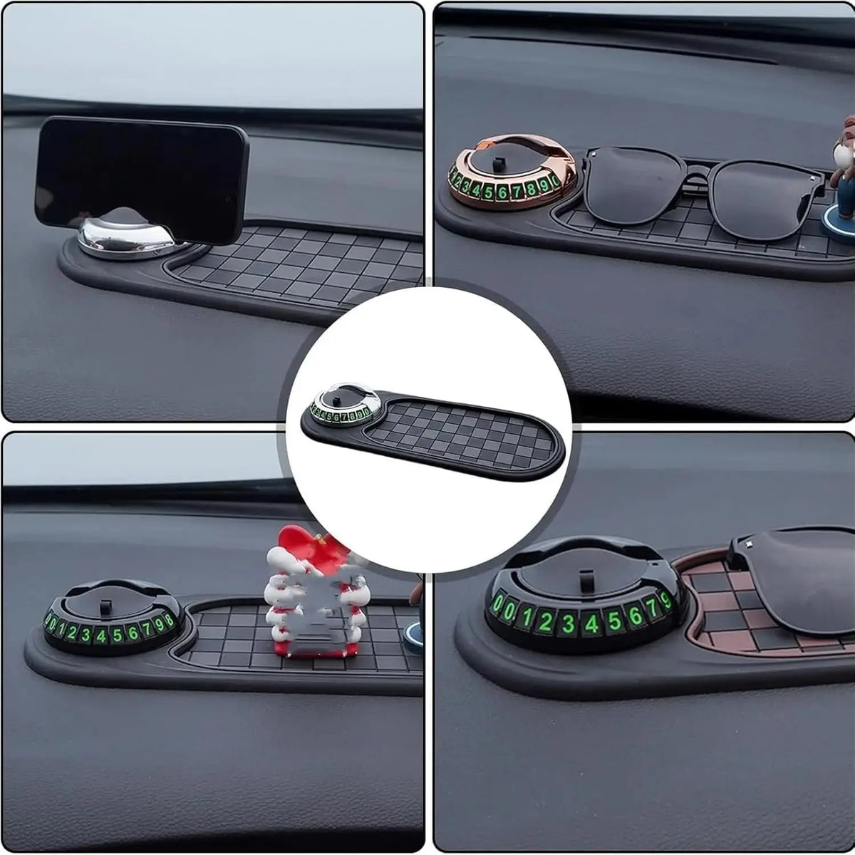 FahrGrip – 360° Handyhalterung & Anti-Rutsch-Ablage fürs Auto