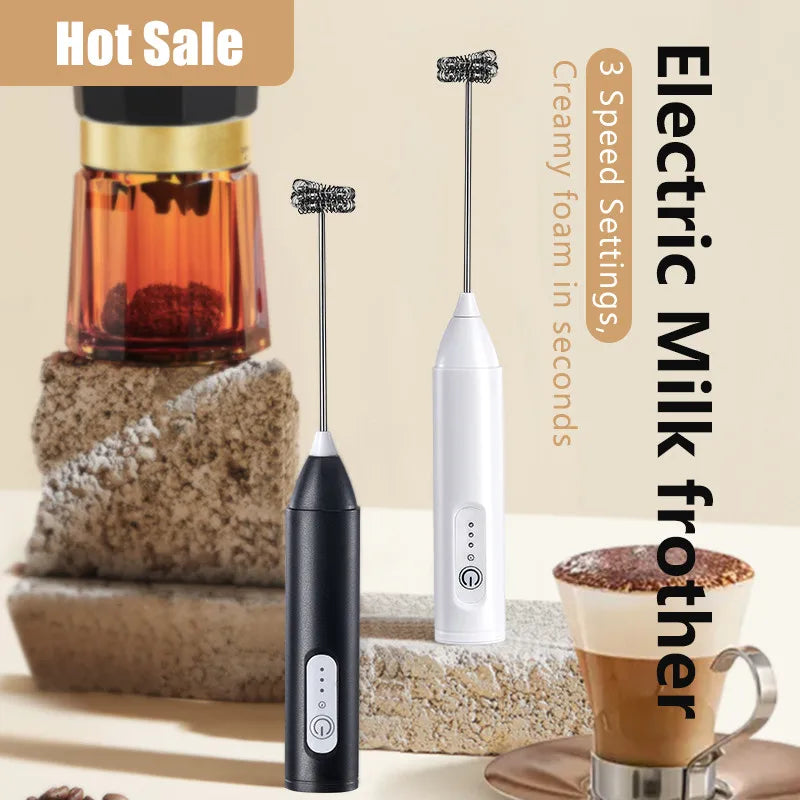 Elektrischer Milchaufschäumer Handgerät für Kaffee
