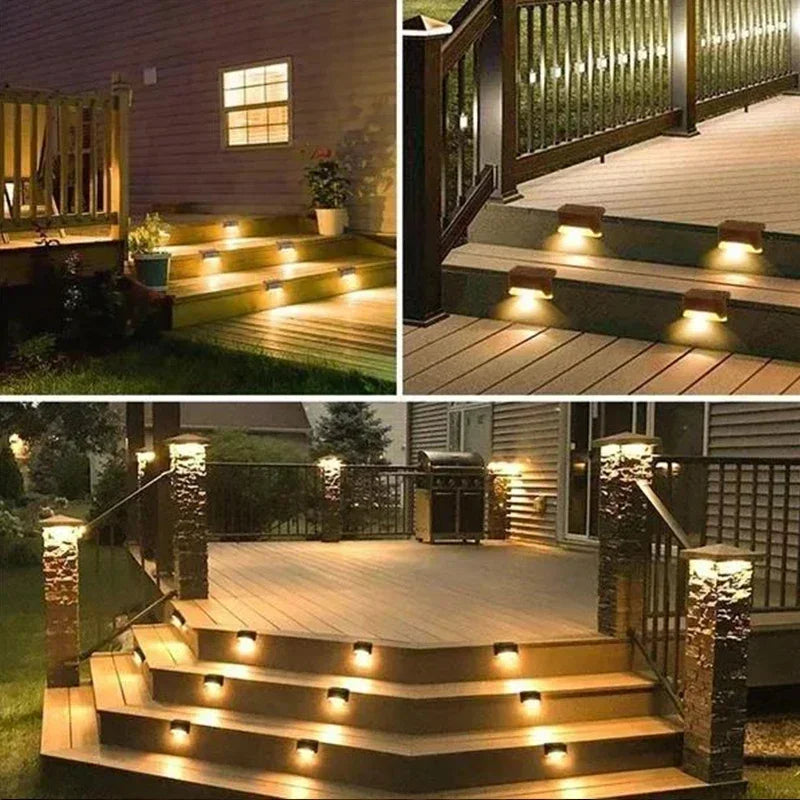 Solar LED Deckleuchten für Garten & Treppen