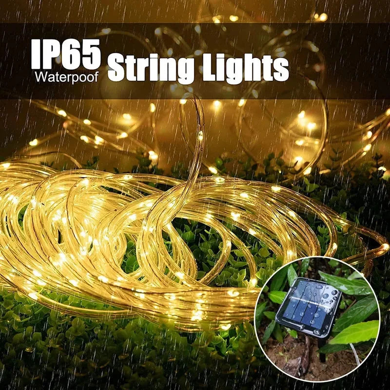 Solar LED-Lichtschlauch für Außenbereiche