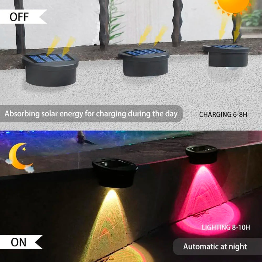 Solar Pool Deck Lichter