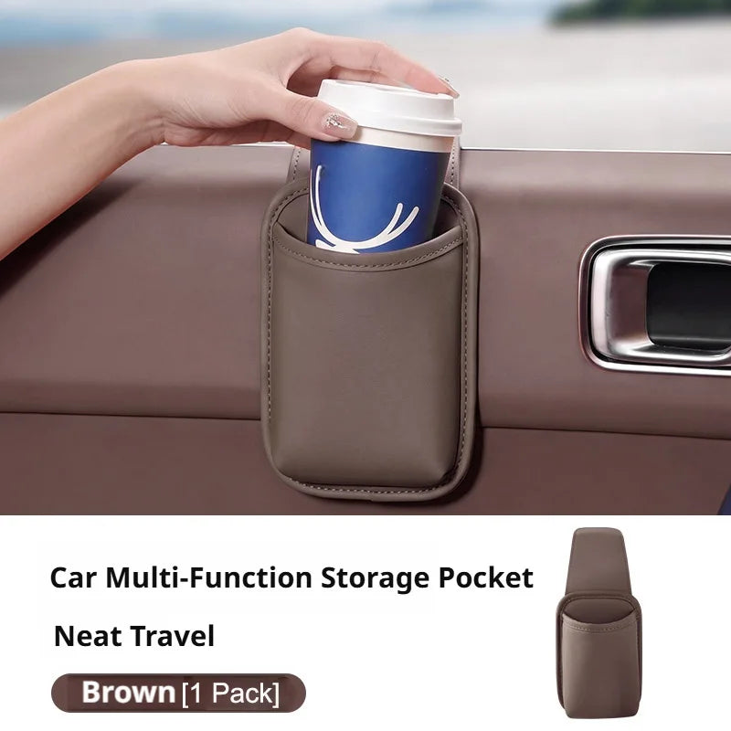 Auto-Türtaschen-Organizer mit Becherhalter