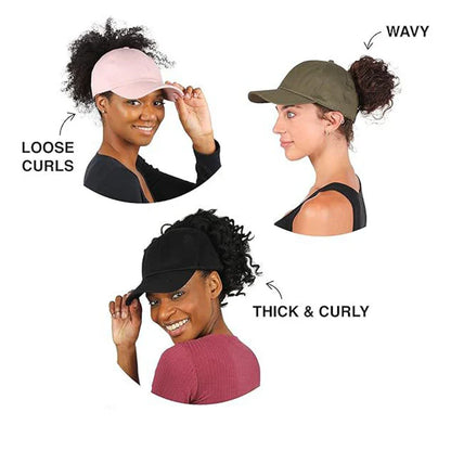 Magnetische Ponytail Cap für Damen
