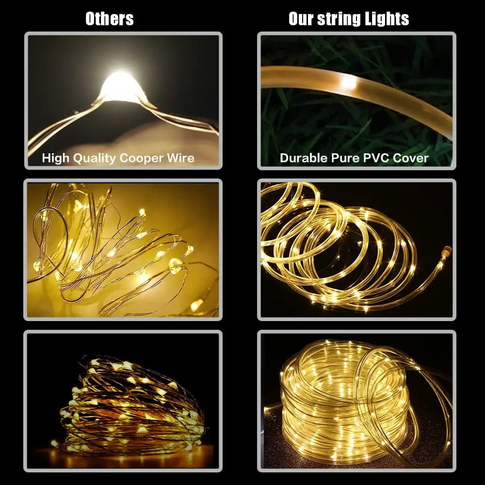 Solar LED-Lichtschlauch für Außenbereiche