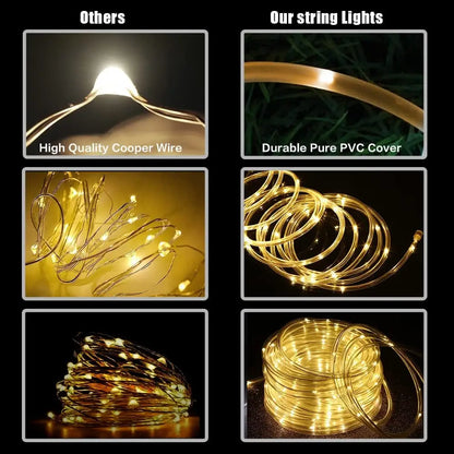 Solar LED-Lichtschlauch für Außenbereiche