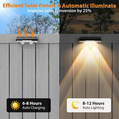 Solar Zaunleuchte mit Farbwechsel