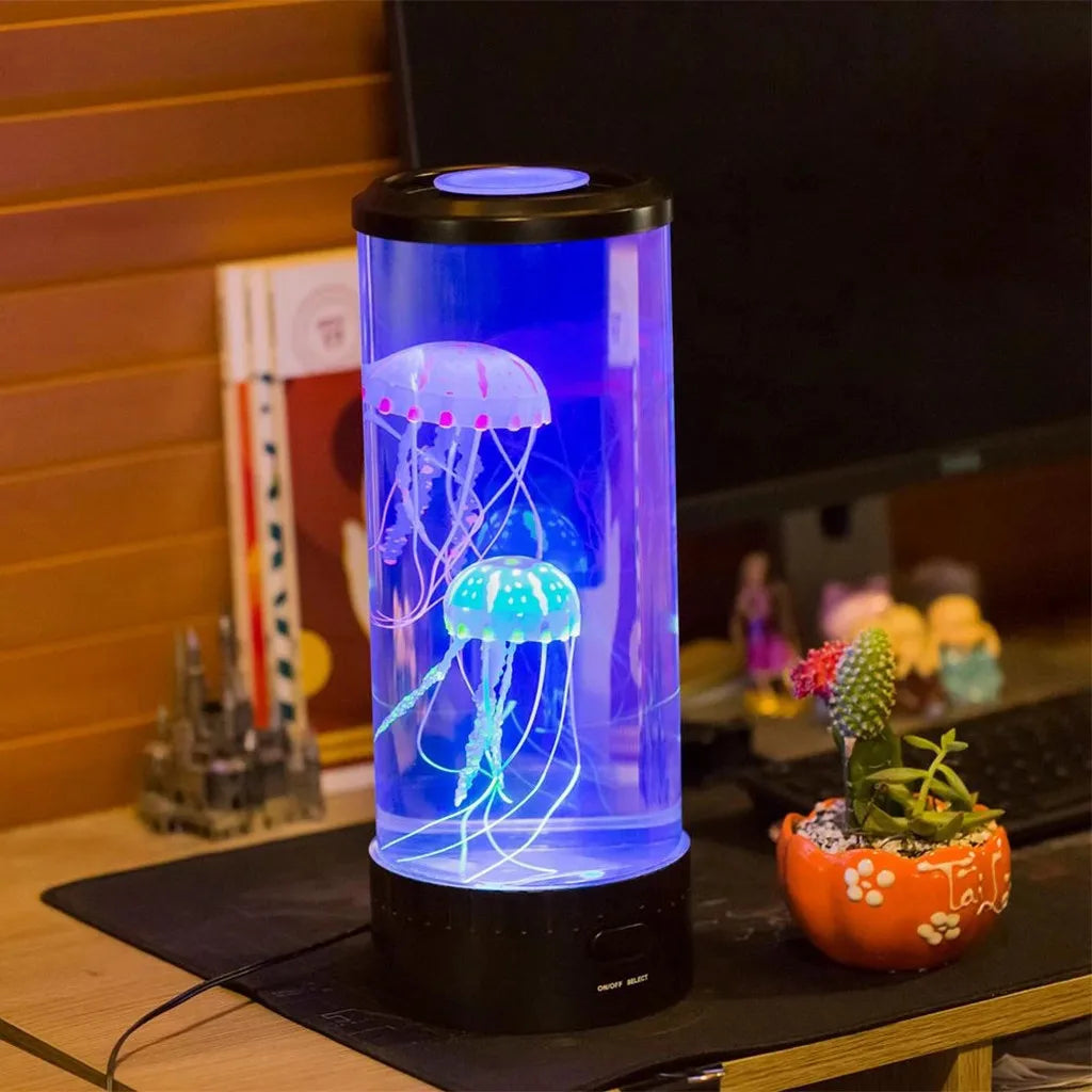 LED Quallenlampe mit Farbwechsel