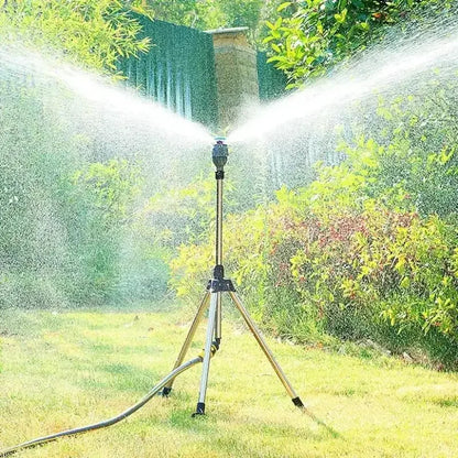 360° Gartenregner mit Edelstahl-Stativ