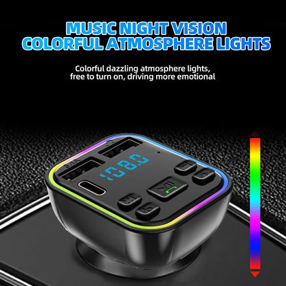 Bluetooth FM Transmitter mit Schnellladefunktion