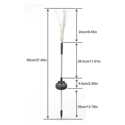 Solar Feuerwerk Gartenleuchten mit LED