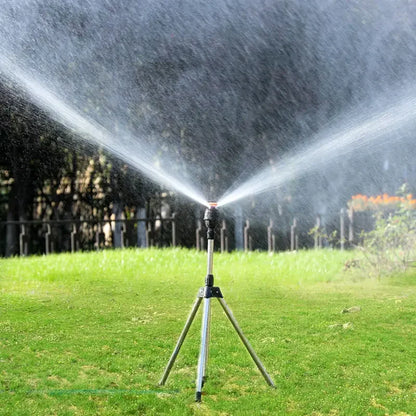 360° Gartenregner mit Edelstahl-Stativ