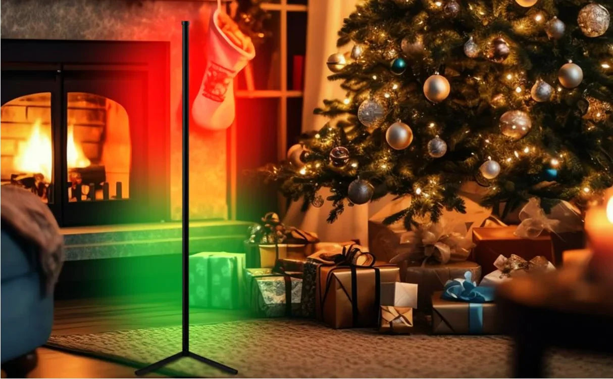 RGB LED-Eck-Stehlampe mit App-Steuerung
