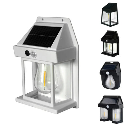 Solar Wandleuchte mit Bewegungsmelder