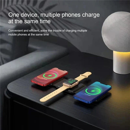 3-in-1 Magnetisches Wireless Ladegerät Schnellladung