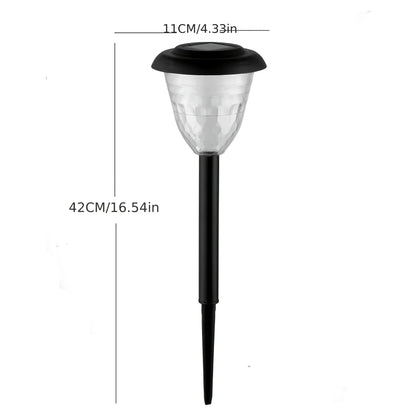 Solar Gartenleuchte mit Kreis-Lichtmuster