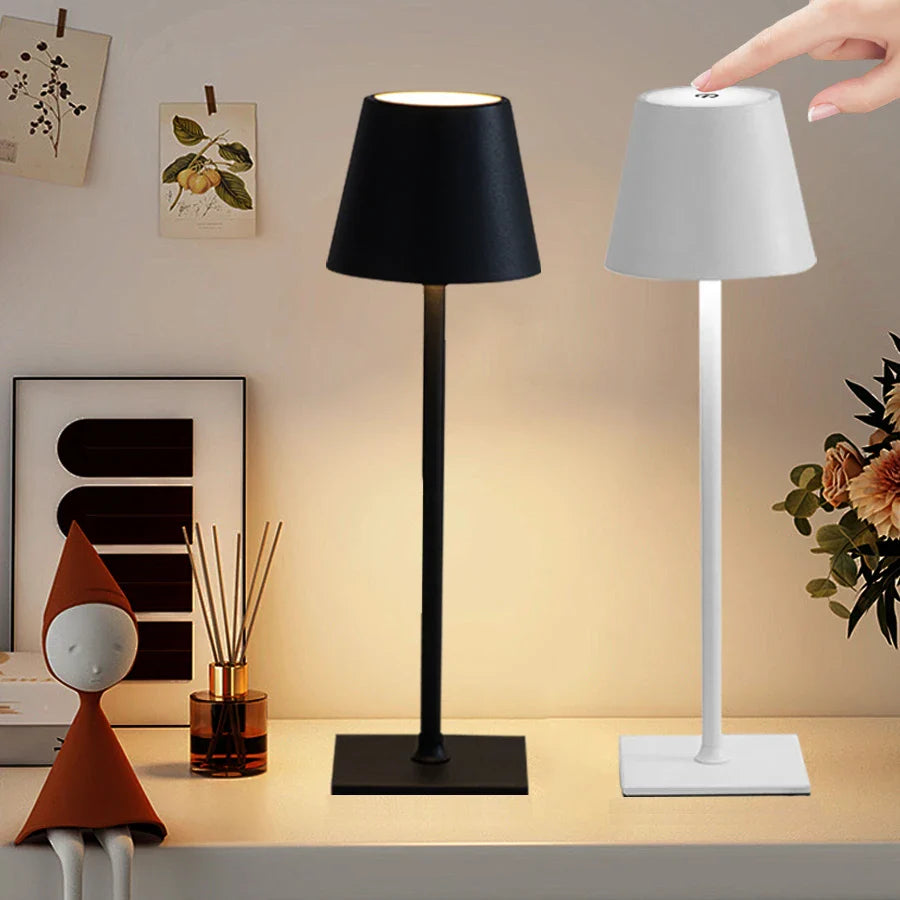 Kabellose LED-Tischlampe mit Touch-Steuerung