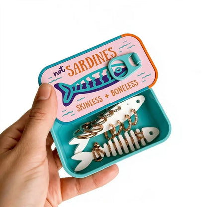 Mini-Aufbewahrungsbox im Sardinendosen-Design