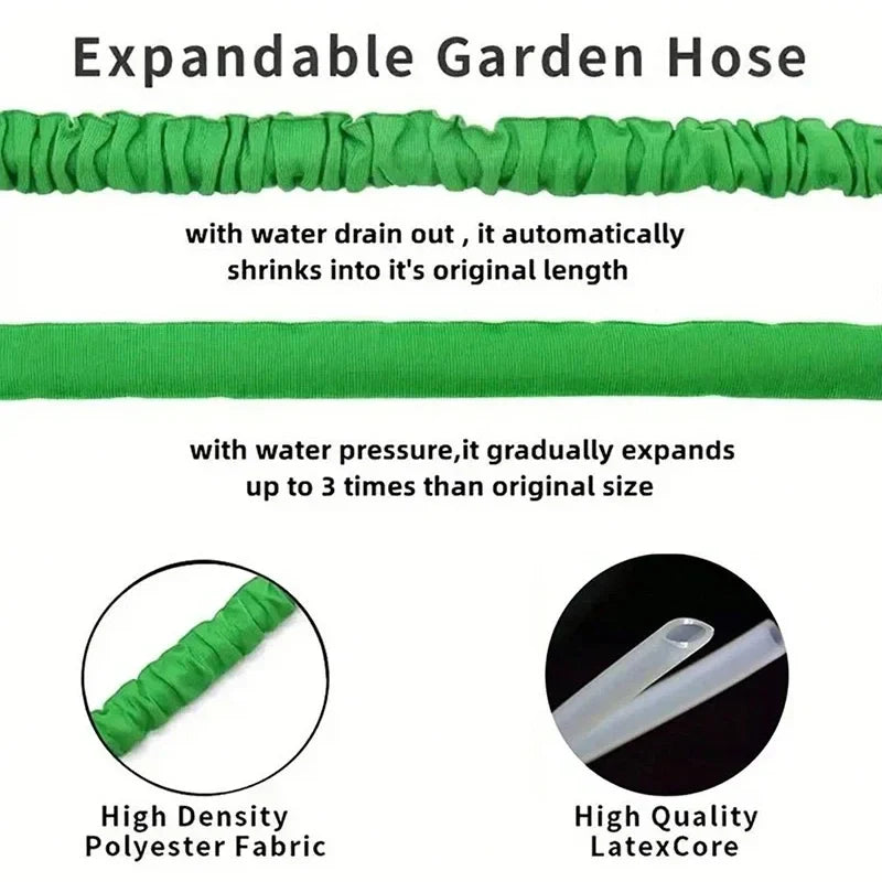 Flexibler Gartenschlauch mit Sprühpistole