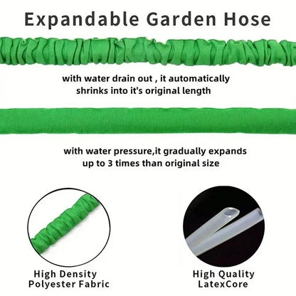 Flexibler Gartenschlauch mit Sprühpistole