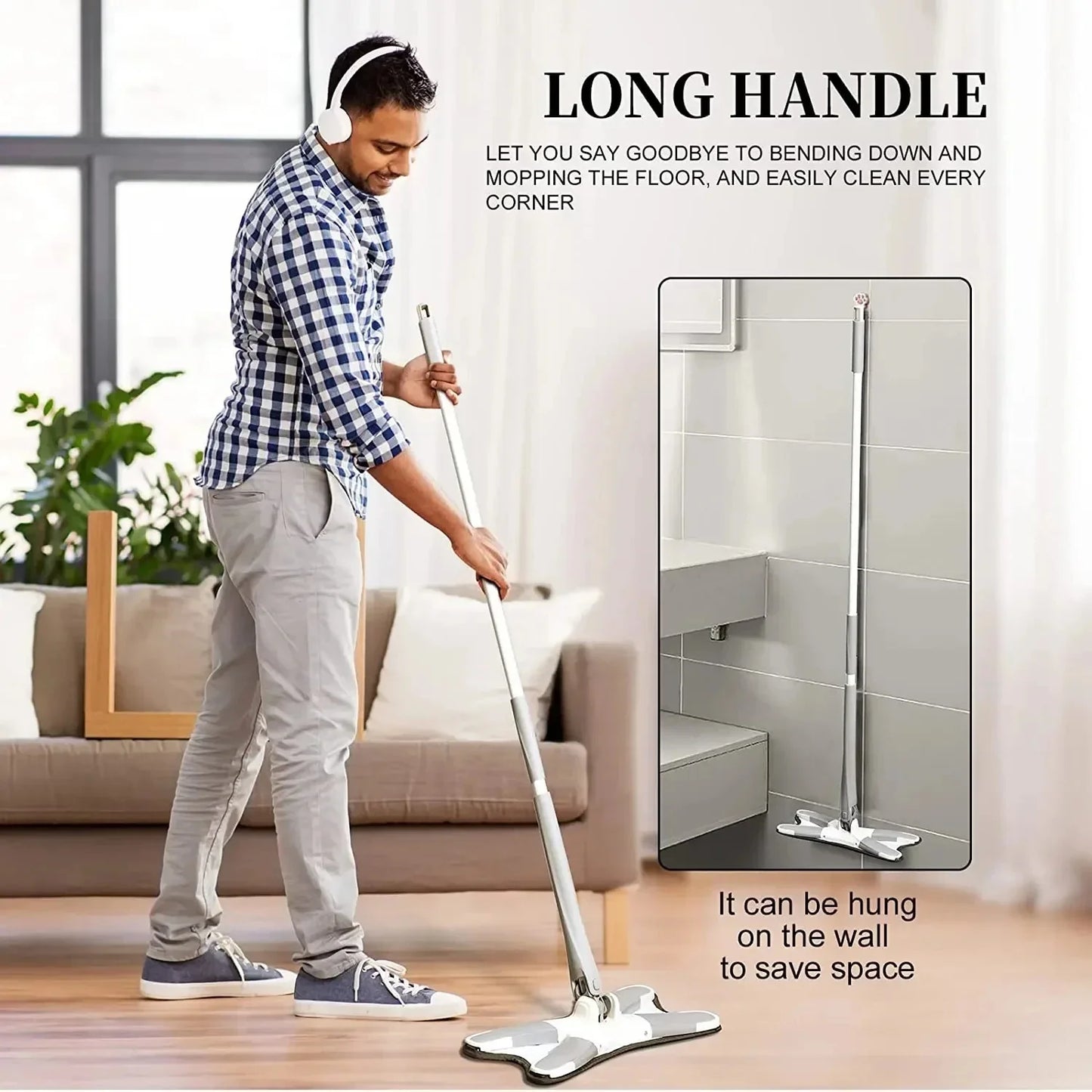 Selbstauswringender Bodenwischer Set