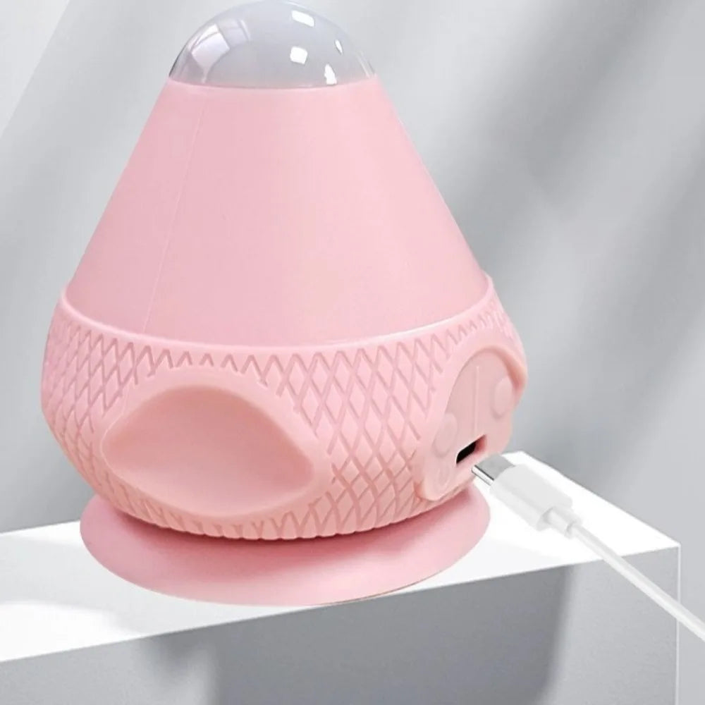 Elektrischer Faszienmassageball mit Saugnapf