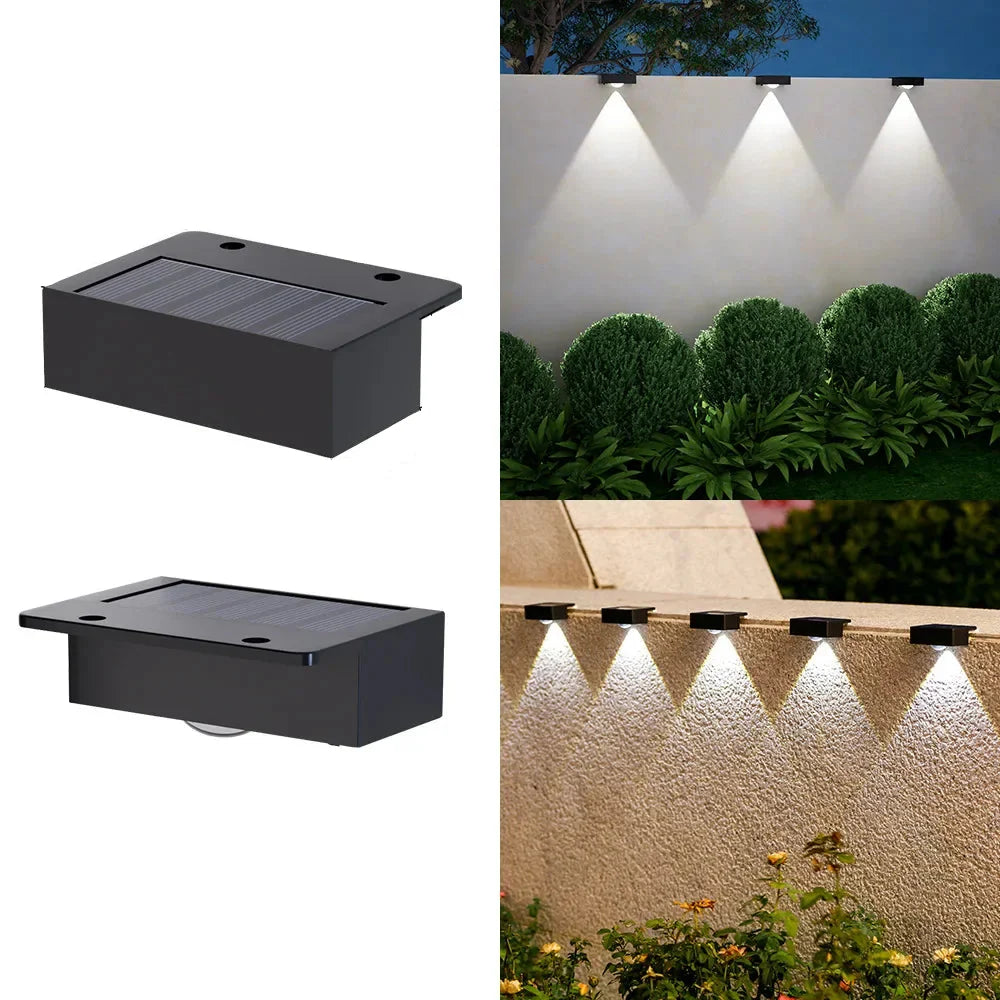 Solar LED-Stufenleuchte für Außenbereiche