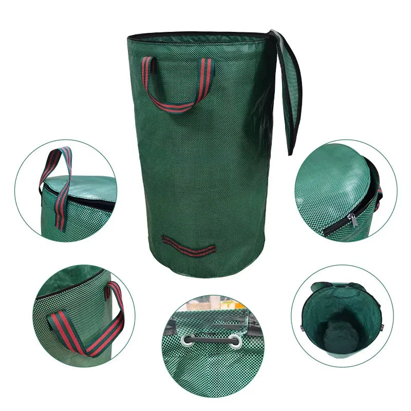 Faltbarer Gartenabfallsack mit Deckel