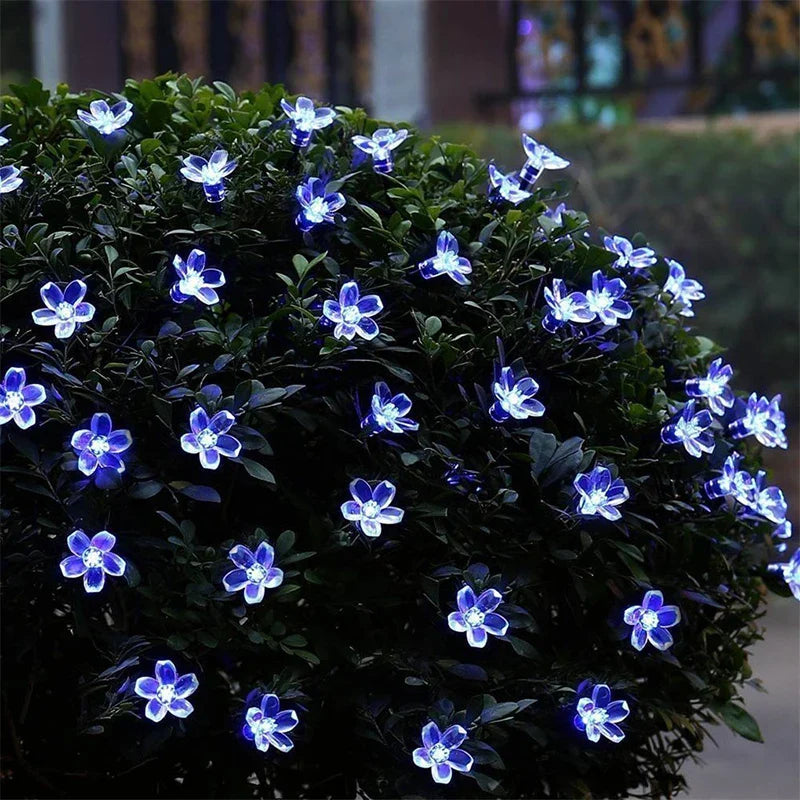 Solar Kirschblüten LED-Lichterkette