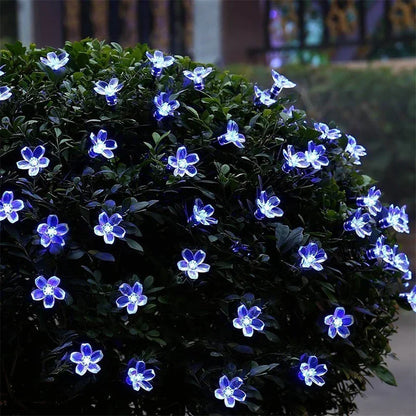 Solar Kirschblüten LED-Lichterkette