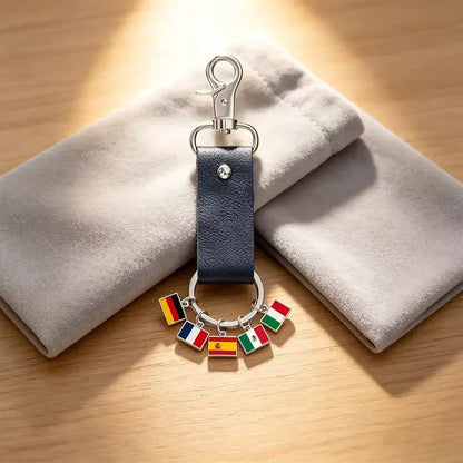 ReiseAnhänger – Länderflaggen-Schlüsselanhänger & Taschenanhänger