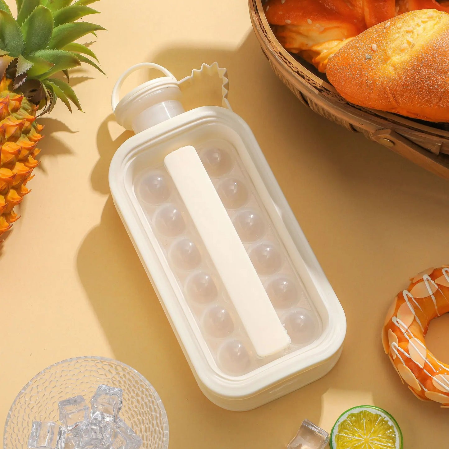 FrostBottle 2-in-1 Portable Ice Cube Maker
