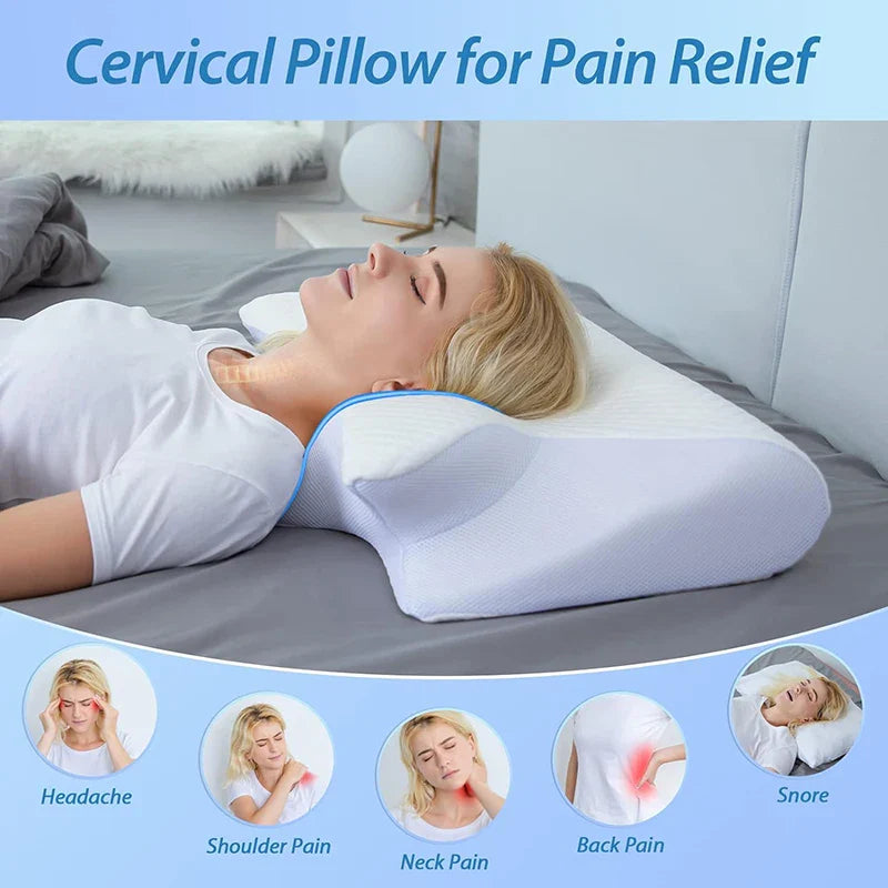 Ergonomisches Nackenkissen aus Memory Foam