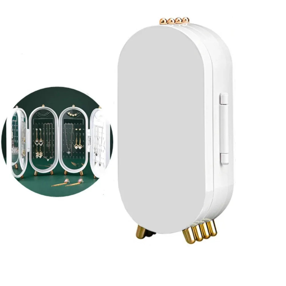 CrystalKeep – Schmuck-Aufbewahrungsbox mit Spiegel