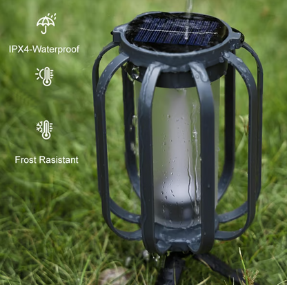 Solar Hanging Lantern with 4 Lighting Modes 