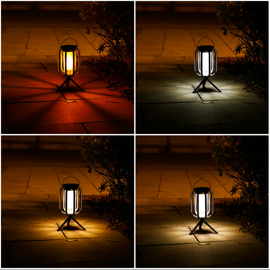 Solar Hanging Lantern with 4 Lighting Modes